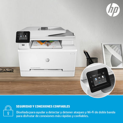 HP Laser Jet Pro M283FDW Multifunction Color Fax/Scan/Printer 22ppm 600x600dpi 250-sheet e-Print, Ethernet, USB, Wi-Fi (Renewed)