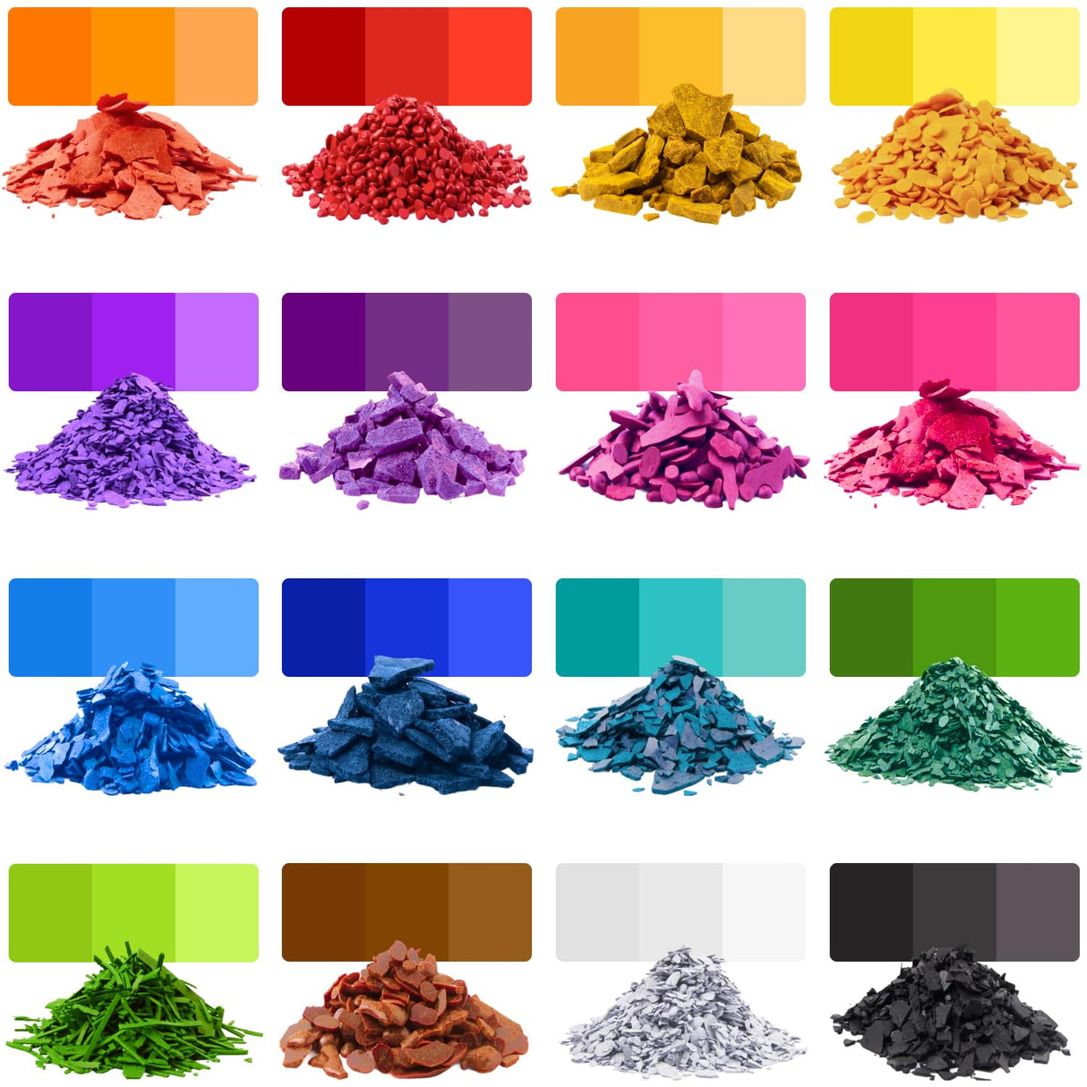 Candle Dye for Soy Wax Candle Making - 16 High-Concentration Colors - Mix to Create Endless Shades Craft911