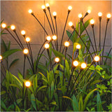 TONULAX Solar Garden Lights - New Upgraded Solar Swaying Light, Sway by Wind, Solar Outdoor Lights, Yard Patio Pathway Decoration, High Flexibility Iron Wire & Heavy Bulb Base, Warm White(2 Pack) TONULAX