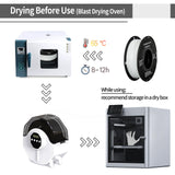 TINMORRY Glass Fiber Reinforced PETG Filament 1.75mm, High Impact Resistance Matte PETG GF 3D Printing Filament, Durability & Stiffness, Fits Bambu Lab FDM 3D Printers, 1 KG 1 Spool, Frosted White TINMORRY