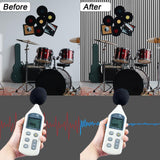 NeatiEase Wood Wall Panels, 9 Feet Acoustic Slat Wall Panels for Interior Wall Decor and Noise Reduction, Decorative Slat Wall Paneling, Gray Oak, 6-Piece NeatiEase