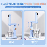 LET'S RESIN Upgraded Resin Mixer Master,3 Speeds Control Epoxy Mixer with AI Mode&HD Large Screen,Intelligent Resin Mixer Electric and Stand for Epoxy Resin,Molds,Soap Making(Included 2 Sizes Paddles) LET'S RESIN