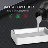 ApexMaker 3D Printer Resin Grey, 1000g, High Precision, Low Odor, Quick Curing Standard Photopolymer Resin, 385-405nm UV Curing 3D Printing Liquid Photopolymer Resin for LCD DLP SLA 3D Printers ApexMaker