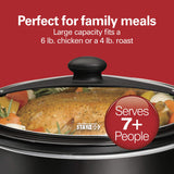 Hamilton Beach Stay or Go Portable Slow Cooker with Lid Lock, Dishwasher-Safe Crock, 6-Quart, Black 33261 Hamilton Beach