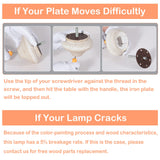 HMVPL Famrhouse Chandeliers for Bedrooms,6-Lights Dining Room Light Fixtures Over Table,Farmhouse Wooden Pendant Light with Candle Sockets,Retro Chandelier for Living Room Kitchen Foyer Island(20.1") HMVPL