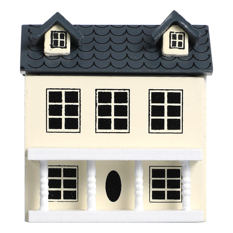 Toyvian Mini DIY Model Wooden Dollhouse kit Christmas Village Houses Toy House House Kit 3D Miniature Dollhouse Kit Toyvian