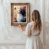 5D Diamond Art Kits for Adults, Cat Butterfly Diamond Painting Kit for Beginner, Full Round Drills Paint with Diamonds Dot Gem Art On Canvas DIY Crafts for Wall Decor 12X16 inch DIYDECORFUN