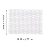 1000Pcs Wooden Blank Puzzle Sublimation Blanks Transfer Wood Puzzle Transfer Craft Puzzle Sublimation Blank Puzzle Freeform Blank Puzzle DIY Jigsaw Puzzles White Ordinary Customize Lurrose