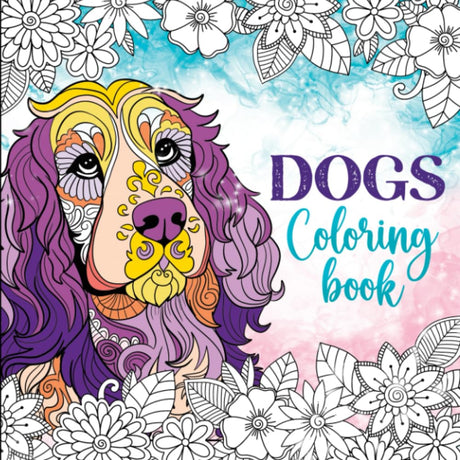 Dogs Coloring Book: Relaxing dog coloring pages for girls ages 10-12, 13-19, teens and adults (Pet coloring books) WoodArtSupply
