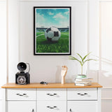 TUTUMAY21 Football Field Soccer Round Diamond Painting Kits for Adults Full Drill Art Picture for Home Wall Decoration Gifts 12x16in TUTUMAY21