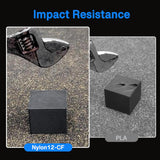 Nylon Carbon Fiber Filament PA12 CF 50G 1.75mm for 3D Printer Filament 3D Engineering Printing yxpolyer