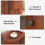 Tribesigns End Table, Sofa Side Table with Storage No Assembly Required, Slim Nightstand with 2 Drawers, Vintage Wood Chairside Bedside Narrow Accent Tables for Living Room Bedroom Couch Office, Brown Tribesigns