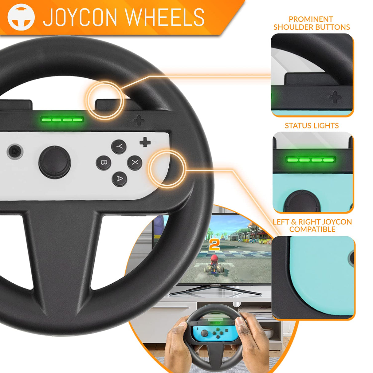Orzly Party Pack & VR Headset for Nintendo Switch Orzly