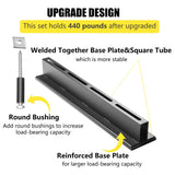 TOPTGO Overhead Garage Storage Rack,Garage Ceiling Storage Racks for Utility Bins,Overhead Tote Storage Rail System,Heavy Duty Ceiling Rack Storage Rails System Supports Most Bins(3 Pack for 2 Bins) TOPTGO