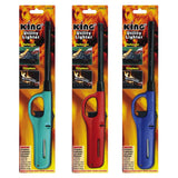 Mango Kingdom 3 Pack King BKOU172 Multi Utility Lighter Assorted Colors KING
