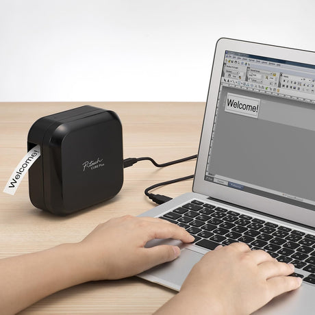 Brother P-touch CUBE Plus Bluetooth Label Maker (PT-P710BT), white Brother