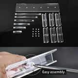 MOOCA 6 Tier Acrylic Eyeglasses Frame Stand, Sunglasses Rack, Sunglasses Stand Acrylic Sunglasses Display, Sunglasses Rack Holder, Acrylic Glass Display, Stylish Eyewear Organizer, 8”H MOOCA