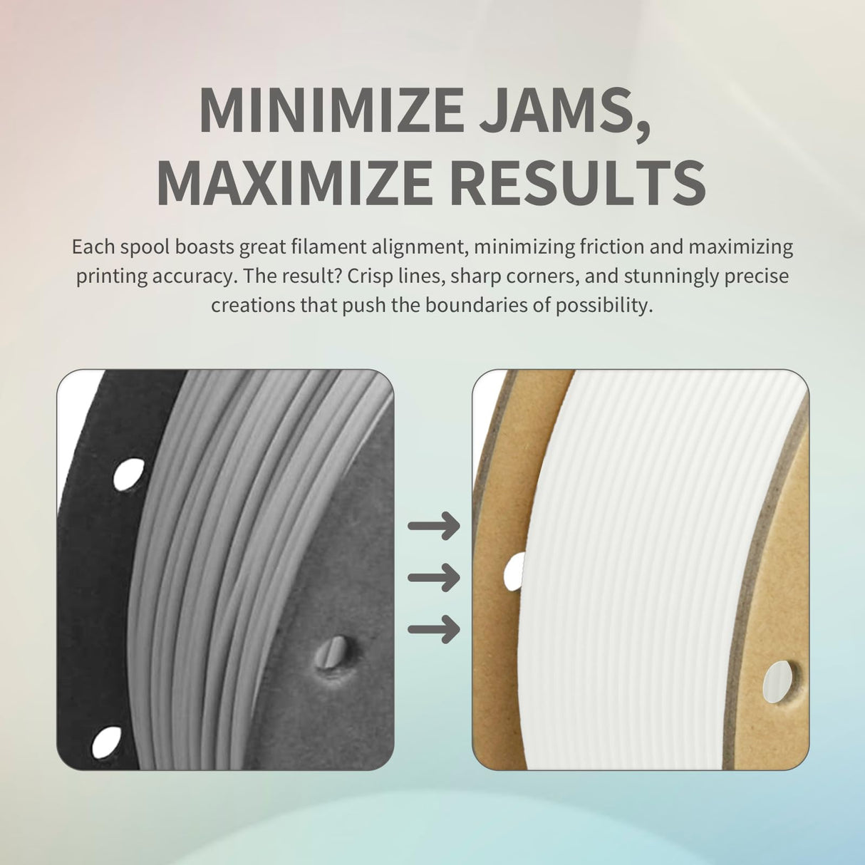 OVERTURE 6KG Bundle Easy PLA 1.75mm 3D Printer Filament, 6 Pack 1kg Spool (2.2lbs), Dimensional Accuracy +/- 0.02mm, Fit Most FDM Printe (Easy White*6) OVERTURE