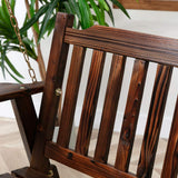 Anraja Wooden Porch Swing 2-Seater, Bench Swing with Hanging Chains, Heavy Duty 800 LBS, for Outdoor Patio Garden Yard,4 Ft,Brown Anraja