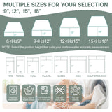 54“x75“ Full Size Mattress Protector Waterproof Fits 6-9" Deep, Zippered WINKAURA Mattress Pad Cover with Breathable Soft Premium Terry Top Fabric WINKAURA