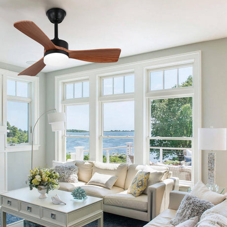diisunbihuo 36" Ceiling Fans with Lights and Remote, Low Profile Ceiling Fan with Light Flush Mount, Dimmable Noiseless Reversible DC Motor Ceiling Fan for Dinning Room Bedroom Hallway diisunbihuo