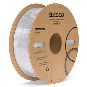 ELEGOO PC Filament 1.75mm Transparent 1KG, Tough and Durable Professional 3D Printer Filament Dimensional Accuracy +/- 0.05mm 1KG Spool Heat Resistant 3D Printing Polycarbonate Material ELEGOO