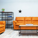 T&Garice Dimensional Metal Antique Barn Star Rustic Country Primitive Wall Decor,3D Barn Star Indoor Outdoor 4th July Wall Decoration,8 inch (Black) T&Garice