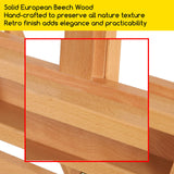 MEEDEN Studio H-Frame Easel with Storage Tray, Solid Beech Wood Artist Painting Easel, Best Wooden Floor Easel, Holds Canvas Art up to 48" MEEDEN