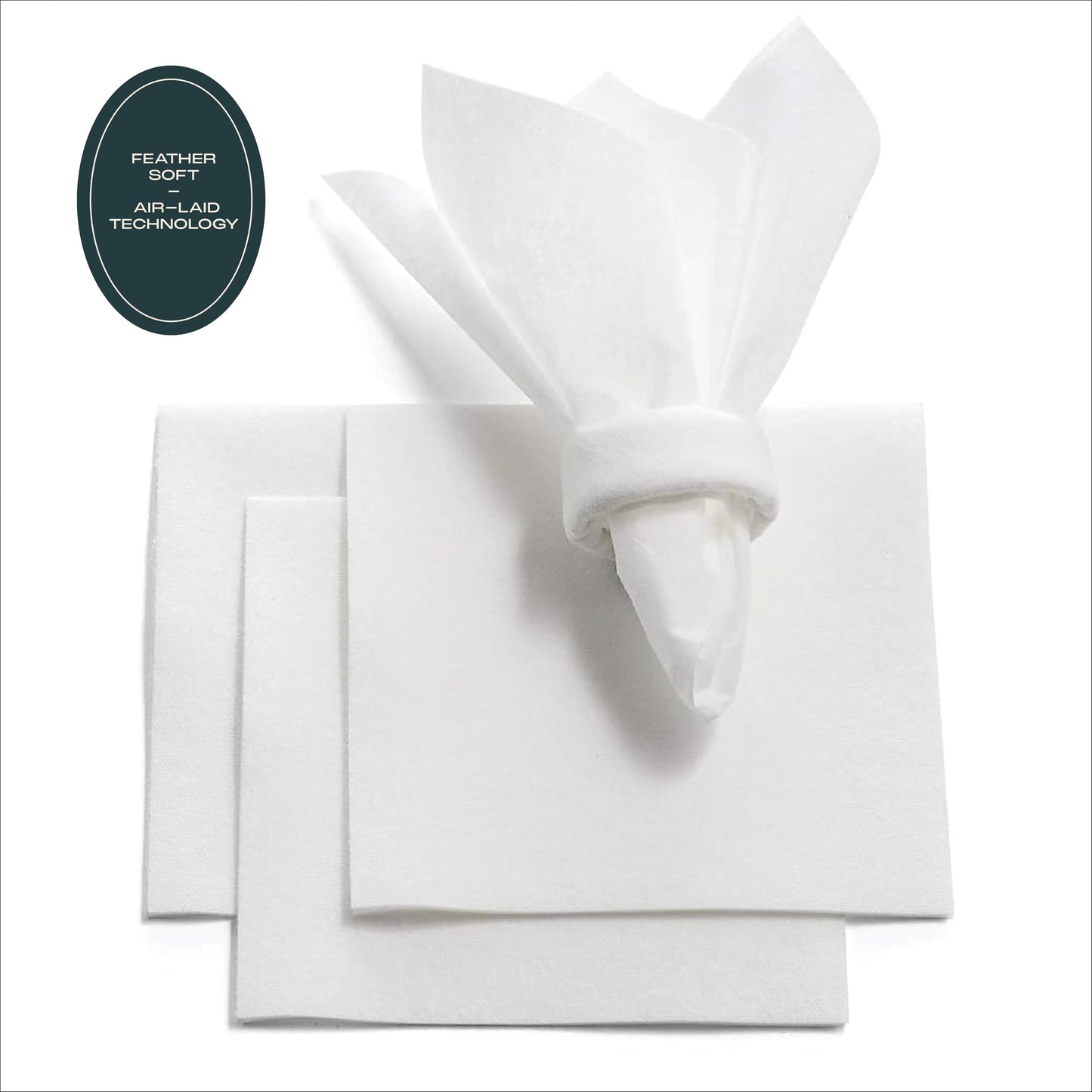 200 Linen-Feel Luncheon Paper Napkins - Disposable Lunch Napkins For Everyday Use - Ideal For Lunch, Dinner, Parties, Weddings, Restaurants, Or Event