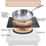 Duxtop 1800W Portable Induction Cooktop Countertop Burner, Gold 8100MC/BT-180G3 duxtop