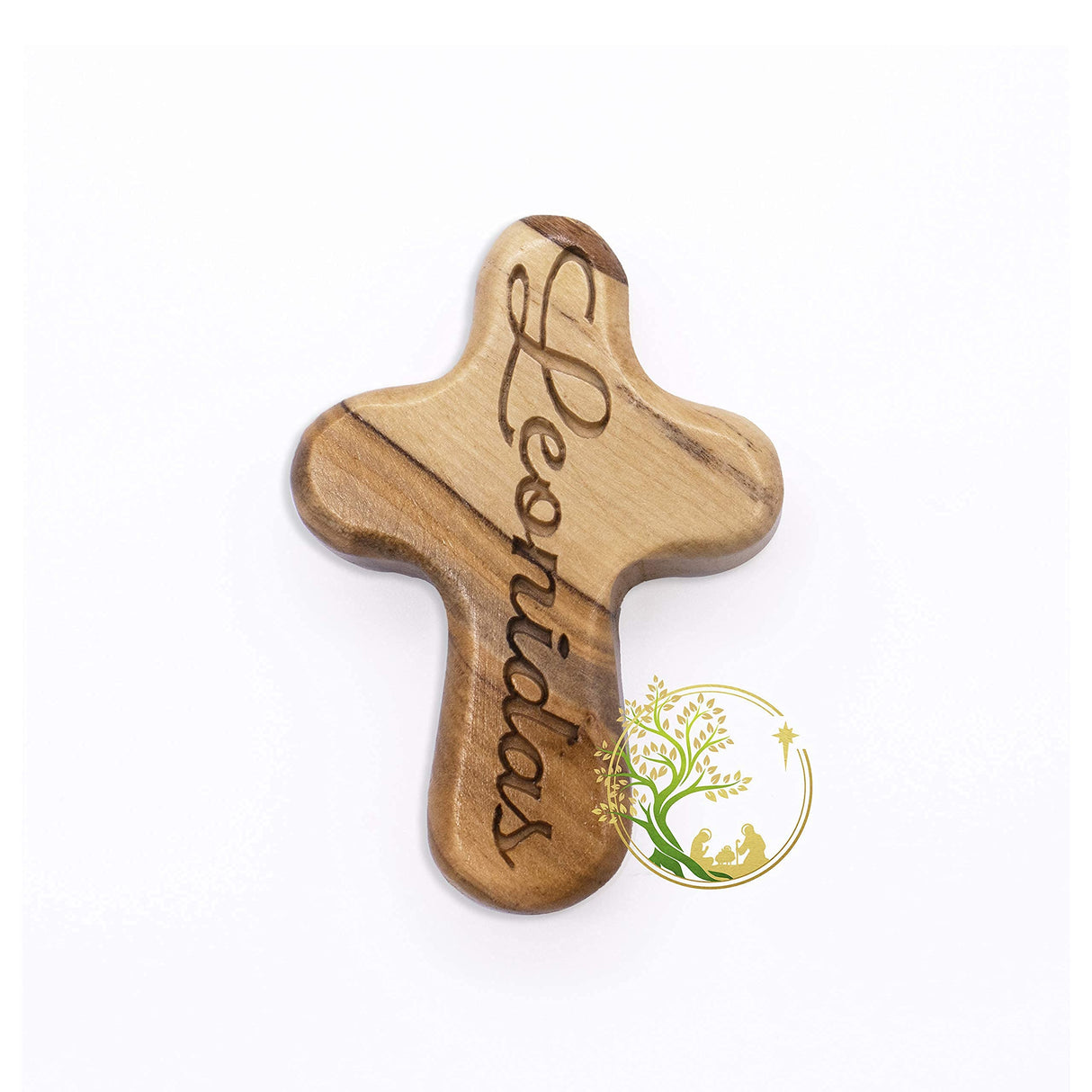 Personalized Comfort Cross for Baptism, Christening & Confirmation - comfort cross gift | Customized Olive wood comfort cross cross for kids& adults | comfort Cross for boys and girls PHLG