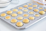 Fox Run Mini Muffin and Cupcake Pan, 10.5 x 13.75 x 1.5 inches, 24 Cup, Stainless Steel Fox Run