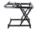 ECLV 30'' Electric Manual Control Dining Table Coffee Table Lift,Black,110V-240V,Working Platform Computer Desk Electronic Scissor Lift with 2 USB Charger Ports,200LBS Weight Capacity ECLV