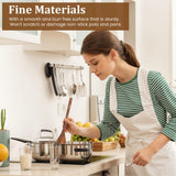 HANSGO 2PCS Wooden Cooking Spoons, Large Wooden Cooking Spoons Wooden Kitchen Utensil for Cooking Serving Mixing HANSGO