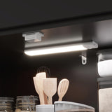 HOMCOM 71" Kitchen Pantry Cabinet with LED Motion Sensor Light, Tall Storage Cabinet with 6 Door Shelves, Drawer & Adjustable Shelves, for Living & Dining Room, Black HOMCOM