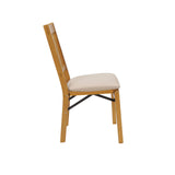 Meco STAKMORE Arts and Craft Folding Chair Oak Finish, Set of 2, Wood MECO