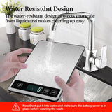 AHOSOUTLY Food Scale, 22lb/10kg Digital Kitchen Scale Weight Grams and Ounces with 0.1oz/1g Precision, 6 Units and Tare Key Design, LCD Display & Stainless Steel Panel for Baking, Cooking, Postage AHOSOUTLY