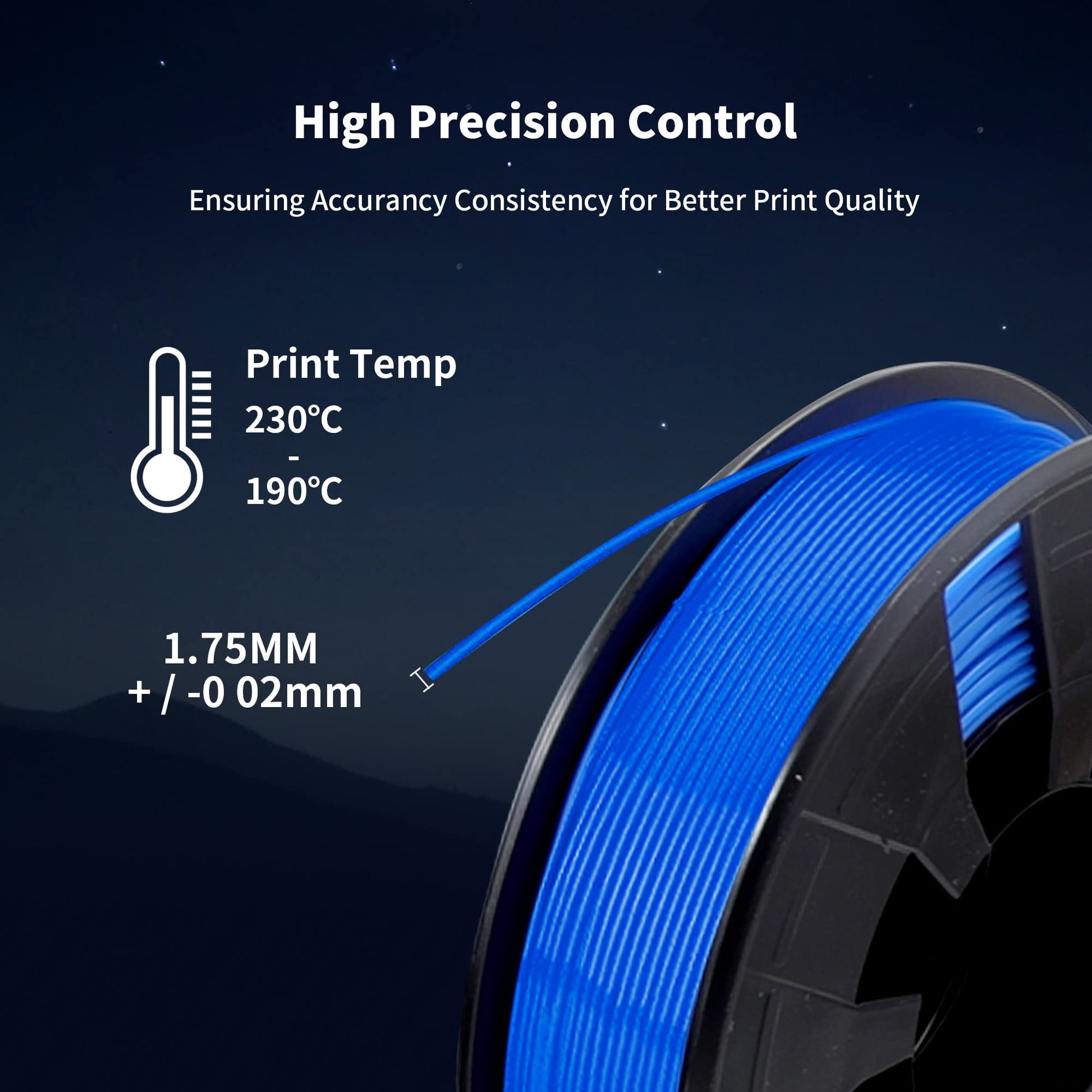 12 Pack 3D Printer Filament 1.75mm PLA 3D Printing Filament Bundle in Total 3KG, 12 Colors Dimensional Accuracy +/- 0.02 mm Widely Compatible for 3D Printing - WoodArtSupply