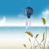 VVBAOZI DIY Owl Dream Catcher Diamond Painting Window Hanging Double Side Drill Crystal Rhinestones Diamond Art Wind Chimes Owls with Feathers VVBAOZI