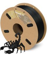 DURAMIC 3D Printer Filament PLA 1.75mm 1kg Cardboard Spool(2.2 lbs) Dimensional Accuracy +/- 0.03 mm Black DURAMIC 3D