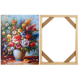 Kqcibz 2 Set DIY Solid Wood Canvas Frame Kit, 16X20 Inch Canvas Frame Stretcher Bars Wood for Oil Paintings, Prints and Posters Easy Install Kqcibz