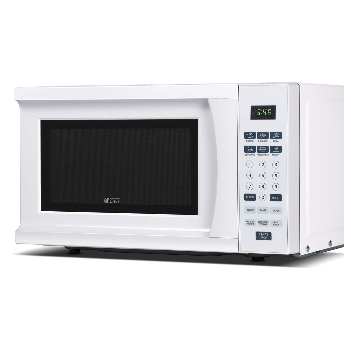 Commercial CHEF CHM770W Counter Top Microwave Oven, 0.7 Cubic Feet, White Commercial CHEF