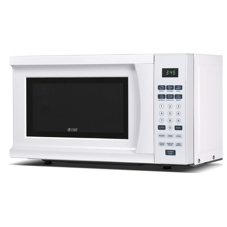Commercial CHEF CHM770W Counter Top Microwave Oven, 0.7 Cubic Feet, White Commercial CHEF