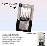 SAKURA Gelly Roll Gel Pens - Fine, Medium & Bold Tip Ink Pens for Journaling, Art, or Drawing - For Art Gifts, Holiday Gifts & DIY Projects - Classic White Ink - 05/08/10 Assorted Tip Sizes - 6 Pack SAKURA