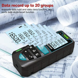 Laser Measure, RockSeed 165 Feet Digital Laser Distance Meter with 2 Bubble Levels,M/in/Ft Unit Switching Backlit LCD and Pythagorean Mode, Measure Distance, Area and Volume (165 Feet) RockSeed