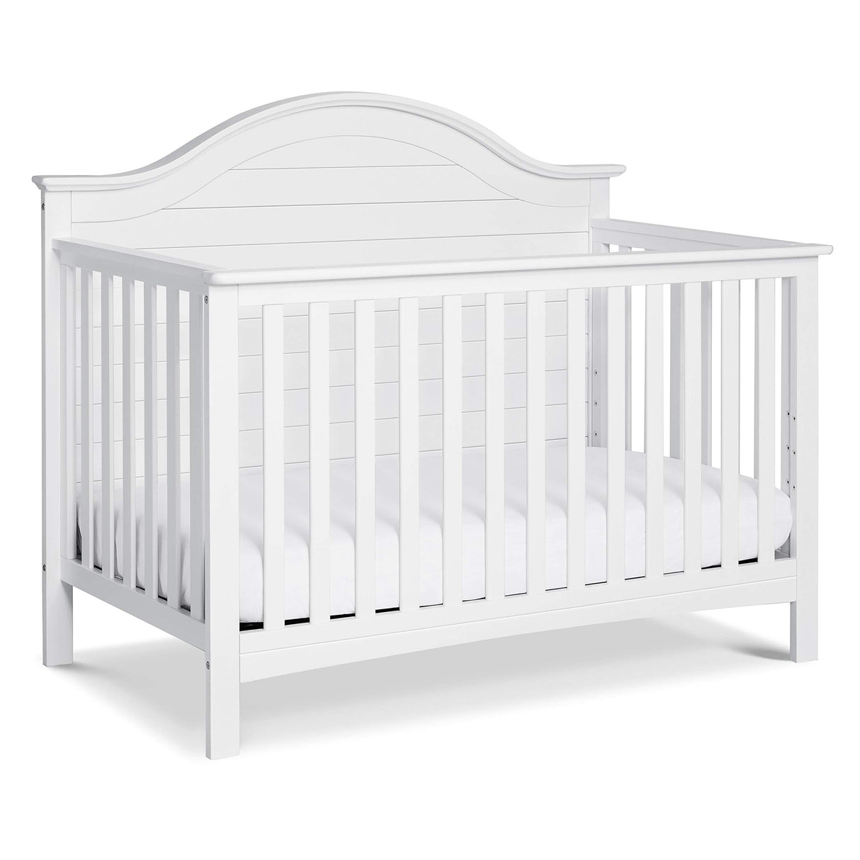 Carter's by DaVinci Nolan 4-in-1 Convertible Crib in White, Greenguard Gold Certified, 1 Count (Pack of 1) DaVinci