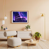 UPABLUNSO Rome Italy Famous Ancient Landmark Diamond Painting Kits for Adults Full Round Drill Diamond Art Picture for Wall Home Decor 12x16 inch UPABLUNSO