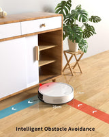 OKP Life K5 Robot Vacuum Cleaner, 120 Min Runtime, Robotic Vacuum Cleaner with WiFi/App/Alexa, Schedule Time, Self-Charging, Mini Design, Quiet, Ideal for Hard Floors, Pet Hair, Carpets OKP Life