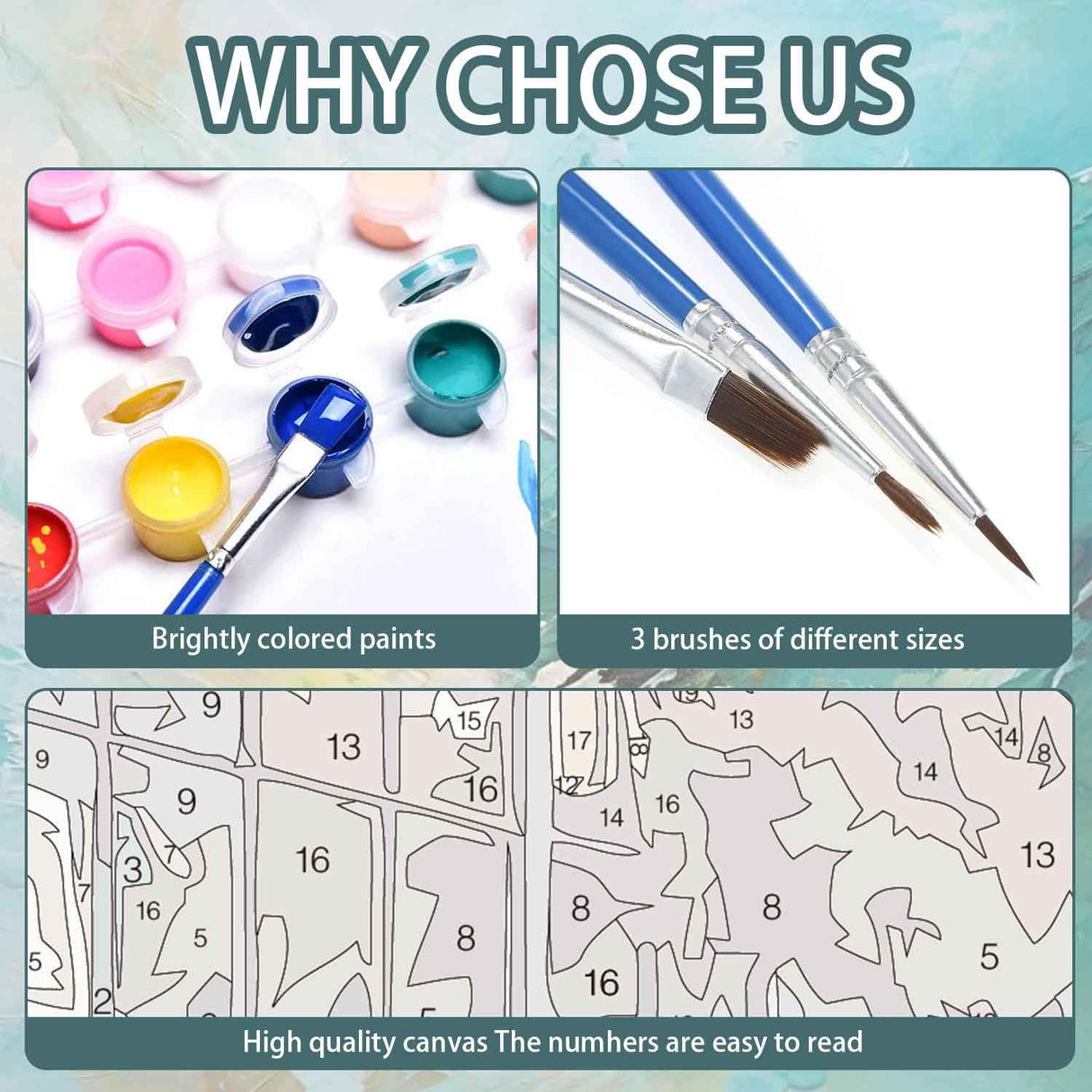 Yunruily Paint by Numbers Adults Bookshop-Paint by Numbers Kits for Adults,Paint by Numbers for Adult Canvas for Gifts Home Wall Decor(16x20inch) Yunruily