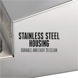 Weston Brands Vacuum Sealer Machine for Food Preservation & Sous Vide, Extra-Wide 5mm Bar for Sealing Bags up to 16" Wide, 935 Watts, Commercial Grade Pro 2300, Stainless Steel (65-0201) Weston